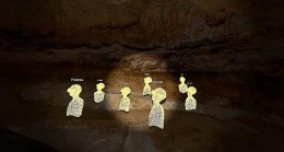 Tarihi mağaraya üç boyutlu yolculuk