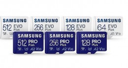 Samsung, günlük kullanıcılar ve profesyoneller için hızlı ve dayanıklı PRO Plus ve gelişmiş EVO Plus mikro SD kartlarını pazara sunuyor