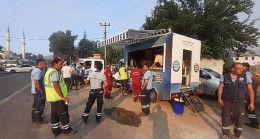 Muğla Büyükşehir personeli Marmaris yangınında teyakkuz halinde