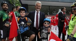 “Zafer’den Barış’a” pedalladılar