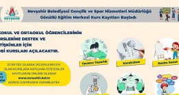 Nevşehir Belediyesi Gönüllü Eğitim Merkezi’nde Kurslar Başlıyor