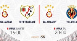 Galatasaray Rayo Vallacanove Galatasaray  Villarreal Maçları Canlı Yayınla D-Smart ve D-Smart Go’da