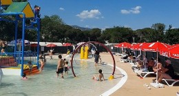 Aydın Tekstil Park çocuklara Aquapark'ıyla da eğlence sunuyor
