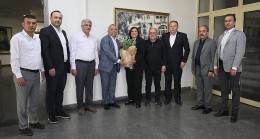 Bozdoğan Belediye Başkanı Mustafa Galip Özel’den Aydın Büyükşehir Belediye Başkanı Özlem Çerçioğlu’na nezaket ziyaretinde bulundu