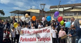 Kandıra Belediye başkanı Erol Ölmez 10 – 16 Mayıs Engelliler Haftası münasebetiyle düzenlenen Farkındalık Yürüyüşüne katılarak engelliler için yürüdü