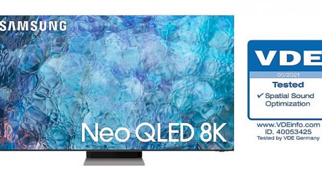 Samsung Neo QLED TV’ler, VDE’den “Mekânsal Ses Optimizasyonu” sertifikasını aldı