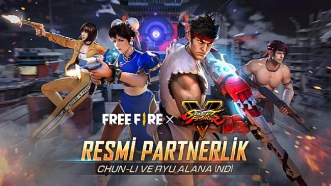 Kahramanlar Free Fire’da Aduket çekebilir! Street Fighter V küresel iş birliği bugün başlıyor!