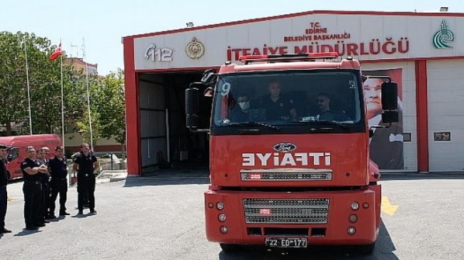 Edirne’den bir ekip daha destek için yola çıktı