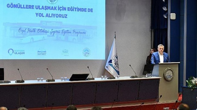 Kayseri Büyükşehir Belediyesi, 750 Özel Halk Otobüsü Şoförüne Eğitim Programı Hazırladı