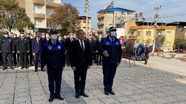 18 Mart kutlaması için Beydağ’da çelenk sunma töreni gerçekleşti