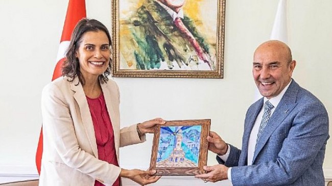 Lüksemburg Büyükelçisi Başkan Soyer’i ziyaret etti