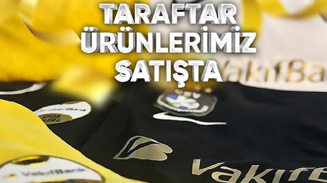 Taraftar ürünleri satışta