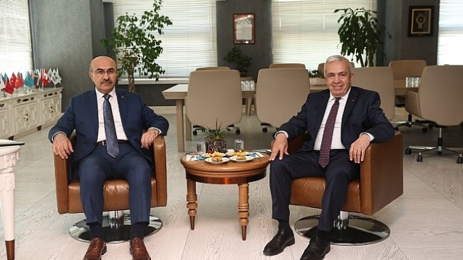Vali Mahmut Demirtaş’tan Başkan Şadi Özdemir’e ziyaret