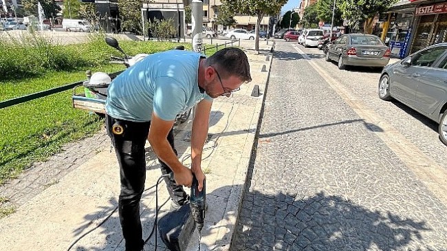 Salihli Belediyesi Zabıta Ekipleri Kaldırım İşgali Denetimine Ara Vermeden Devam Ediyor