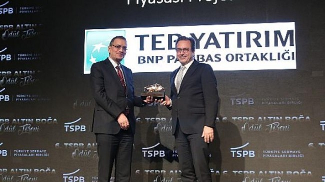 TEB Yatırım, “En Yaratıcı Sermaye Piyasası Projesi Ödülü”nün sahibi oldu