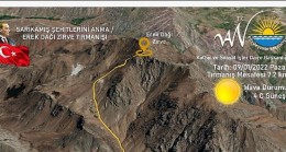 Büyükşehir Sarıkamış Şehitleri İçin Erek Dağına Tırmanış Düzenliyor