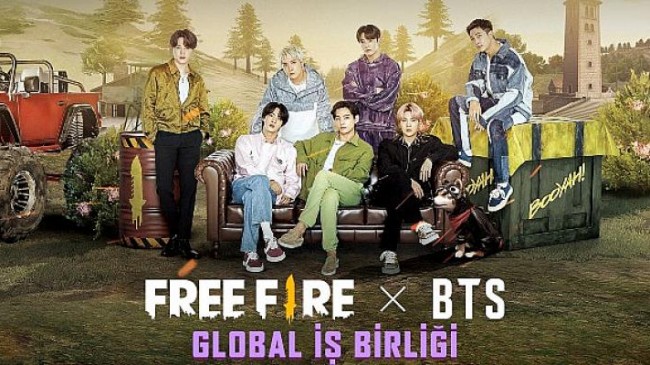 Dünyaca Ünlü BTS Grubu, Free Fire’ın Küresel Marka Elçisi Oldu