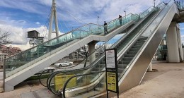 Necmettin Erbakan Köprüsünde yürüyen merdivenler bakıma alındı