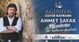 Ahmet Şafak Konseri Bu Akşam Saat 20.30’da
