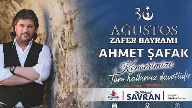 Ahmet Şafak Konseri Bu Akşam Saat 20.30’da