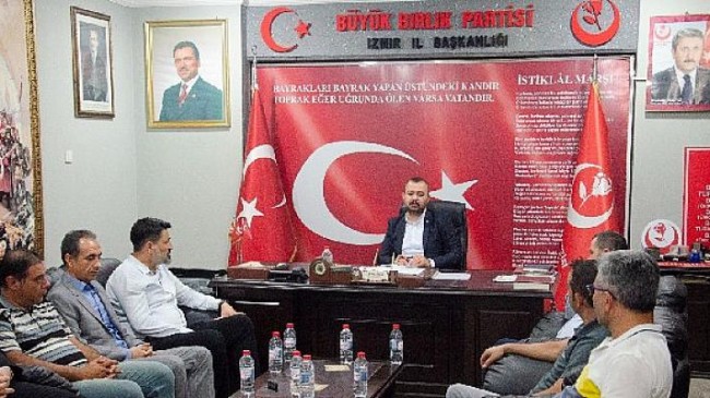 BBP’liler İzmir İl Başkanlığı’nda buluştu