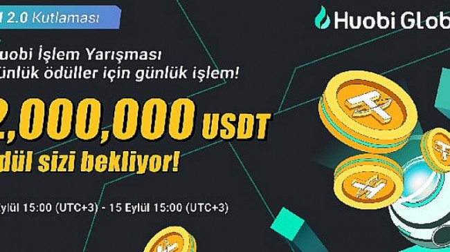 Huobi Global, Ethereum birleşmesini kutlamak için iki milyon dolarlık bir işlem yarışması başlattı