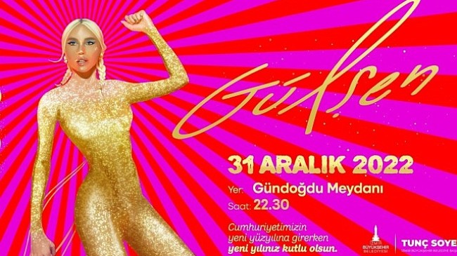 İzmir Büyükşehir Belediyesi yılbaşı gecesine Gülşen'le hazır