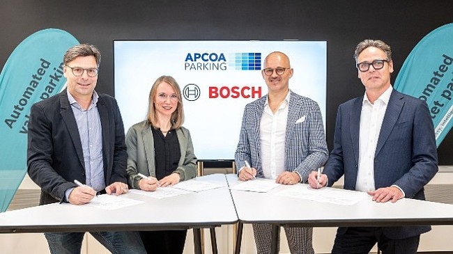 Bosch ve APCOA, Almanya'daki otoparklarda otonom vale park teknolojisi sağlayacak