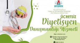 Nevşehir Belediyesi Aile Danışma Merkezi'nde Ücretsiz Diyetisyen Danışmanlığı Hizmeti