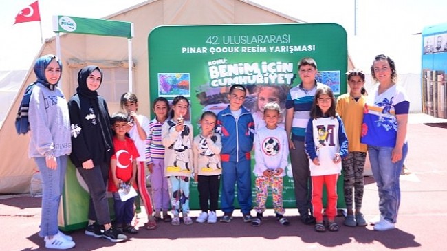 Pınar Çocuk Resim Atölyesi, deprem bölgesindeki çocuklarla bir araya geliyor