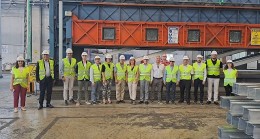 Ege Demir ve Demirdışı Metaller İhracatçıları Birliği Yönetim Kurulundan Kocaer Çelik'in İzmir Aliağa tesisine ziyaret