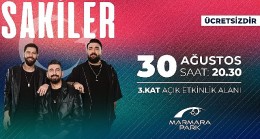 Sakiler, 30 Ağustos'ta Marmara Park AVM'de