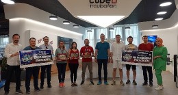 Teknopark İstanbul'un kuluçka merkezi Cube Incubation'un girişimcilerine TEKNOFEST Ankara'da ödül