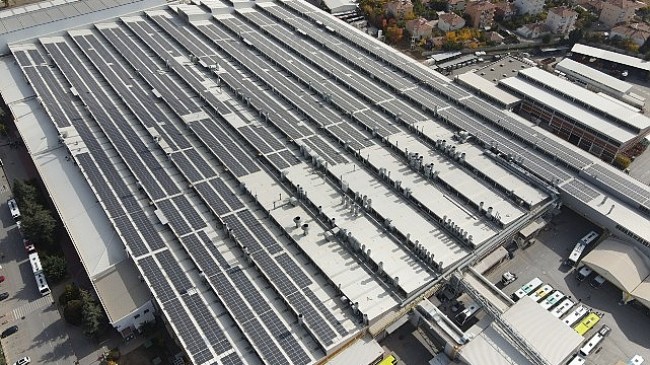 MAN Türkiye, fabrikasında kullandığı elektriğin %45'ini güneşten alacak