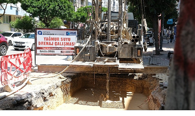 Kepez’e 50 Milyon TL’lik yağmur suyu yatırımı