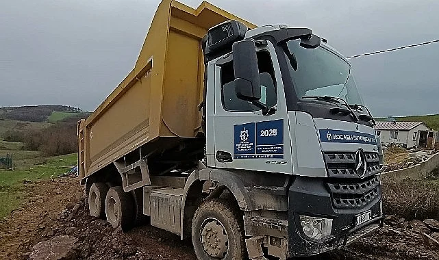 Derince Tahtalı Mahallesi’ne stabilize yol