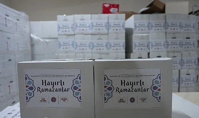Maltepe’de ramazan sofraları dayanışmayla kuruluyor