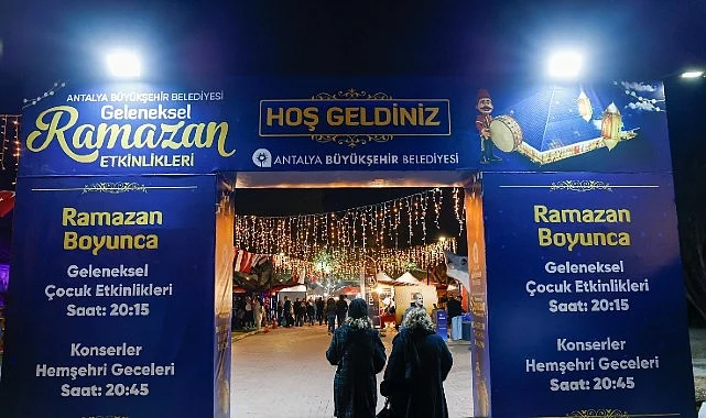 Büyükşehir Belediyesi’nin Geleneksel Ramazan Etkinlikleri sürüyor