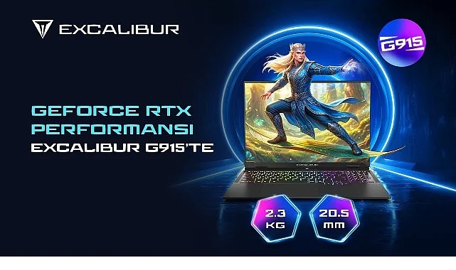 GeForce RTX Slim Performansı, Excalibur G915’te!