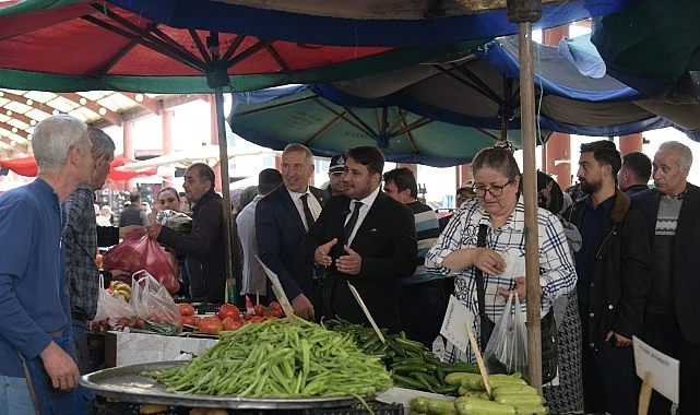 Başkan Çırpanoğlu’ndan Salı Pazarına Ziyaret