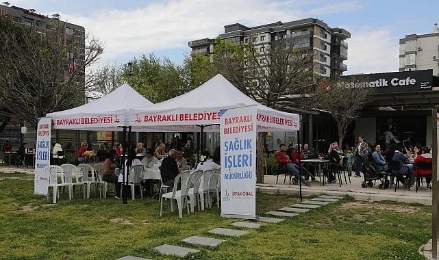 Bayraklı’da Sağlık Haftası’nda Sağlık Hizmeti Vatandaşla Buluştu