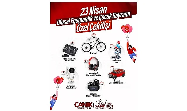 Canik Belediyesi’nden Hediye Yağmuru