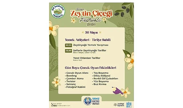 2.Zeytin Çiçeği Festivali Başlıyor