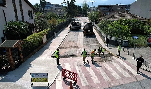 Başiskele sahilinde trafik ve yaya düzeni yenileniyor