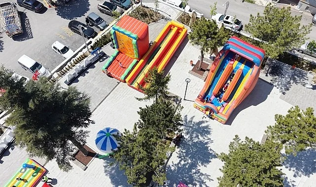 Başkan Levent Koç Çocuklara Verdiği Sözü Tuttu: Haymana’ya İlk Kez Şişme Oyun Parkı Kuruldu
