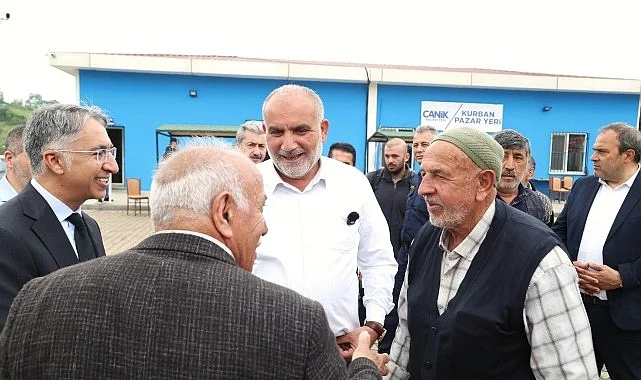 Canik Belediyesi Kurban Pazarı’na Büyük Rağbet