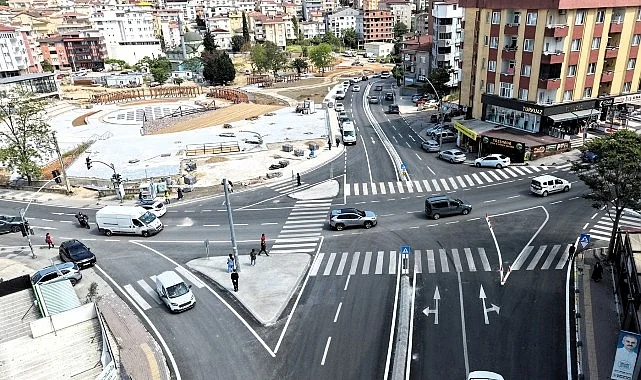 Çayırova’daki kavşakta Büyükşehir imzası