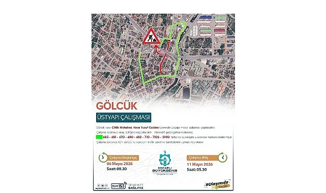 Gölcük Koca Yusuf Caddesi’nde çalışma var