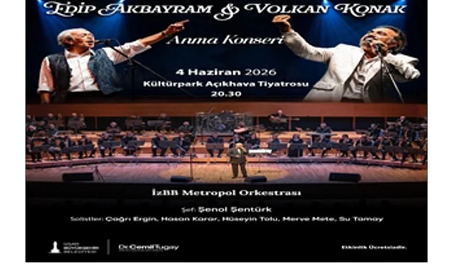 İzmir’de Edip Akbayram ve Volkan Konak şarkıları yankılanacak
