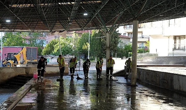 Keçiören’de Kurban Kesim Alanları Temizlendi